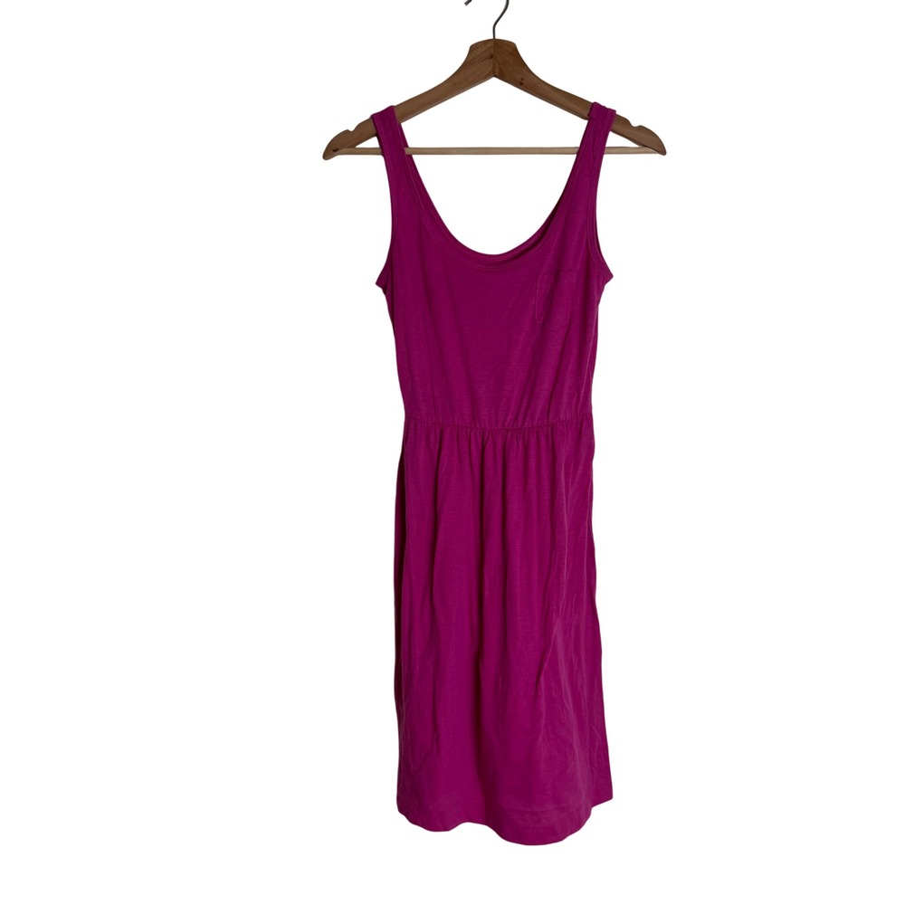 Just Love Women's Sleeveless Tank Dress Pocket Elastic Waist Pink Small